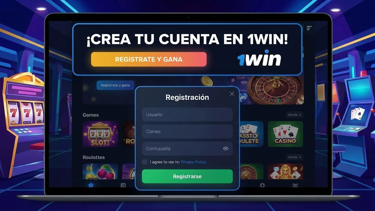 Registro con bono en 1win